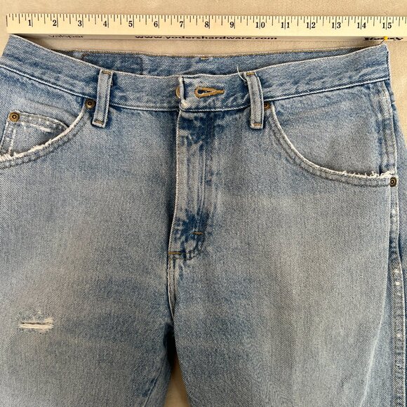 Wrangler Hero authentic jeans, light wash, visibly distressed 30x27 - Picture 7 of 8